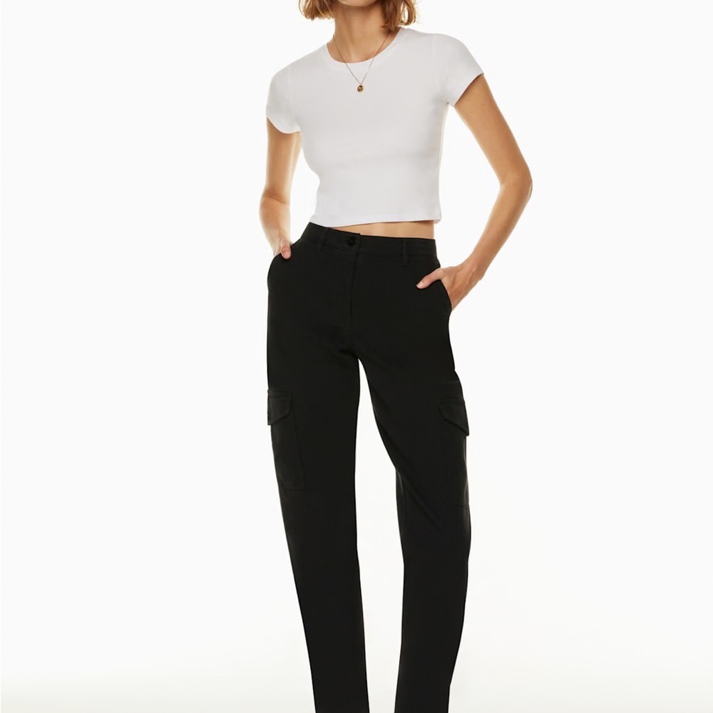 Wilfred Black Straight Leg modern cargo pant
